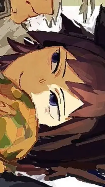 ai character: transported to kny background