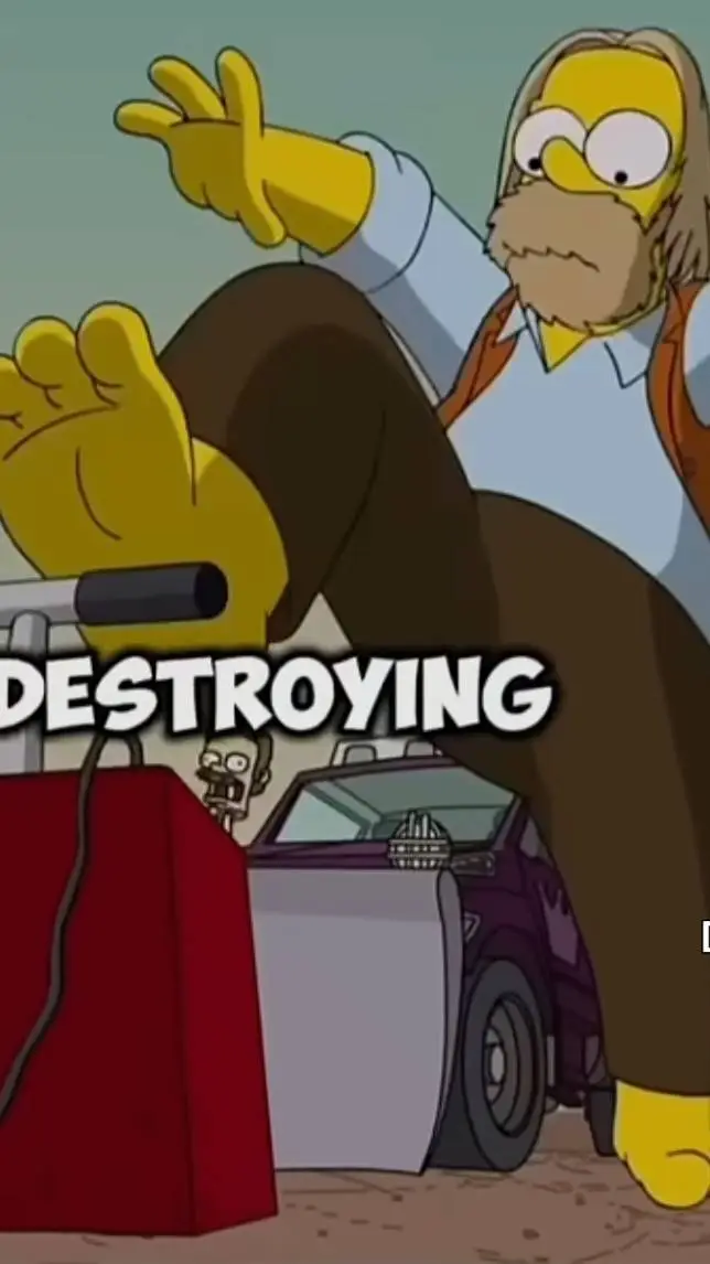 ai character: homer simpson background