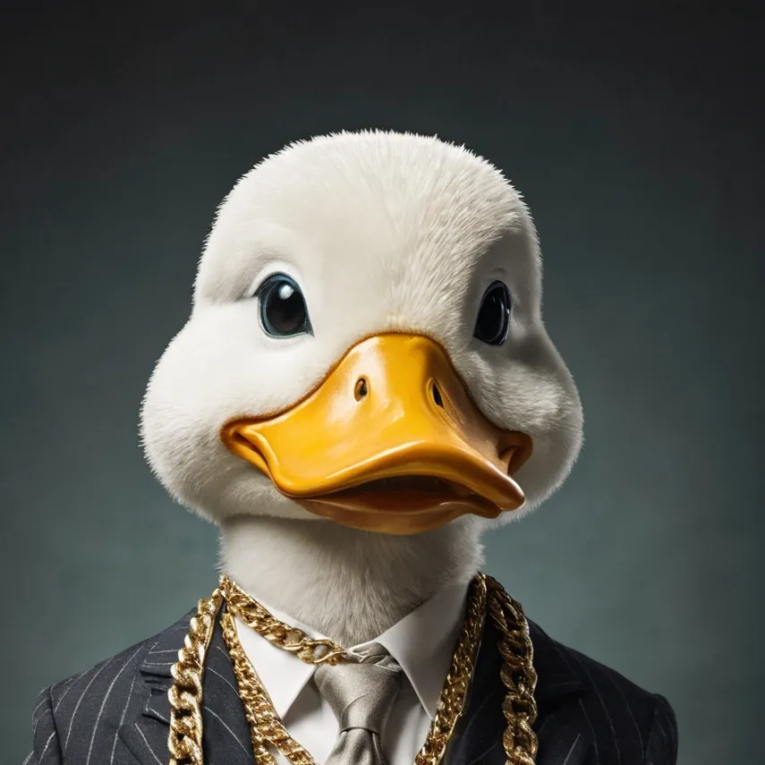 chat with ai character: gangster duck