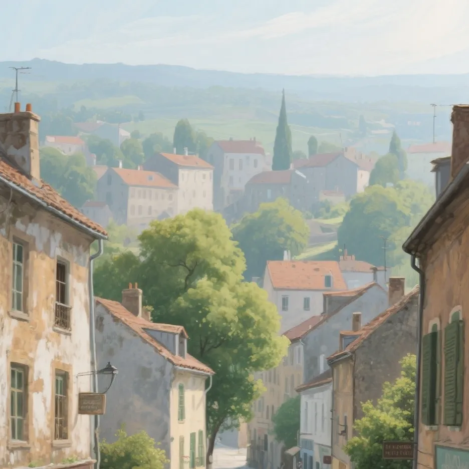 chat with ai character: town
