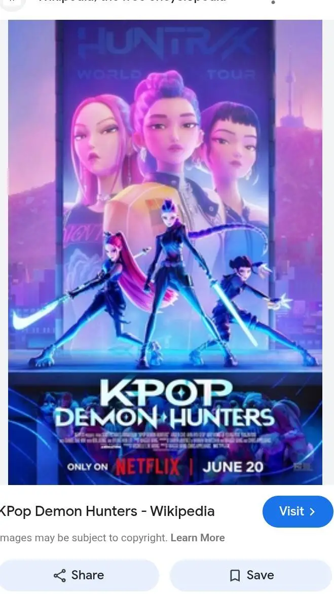 ai character: kpop demon hunters background