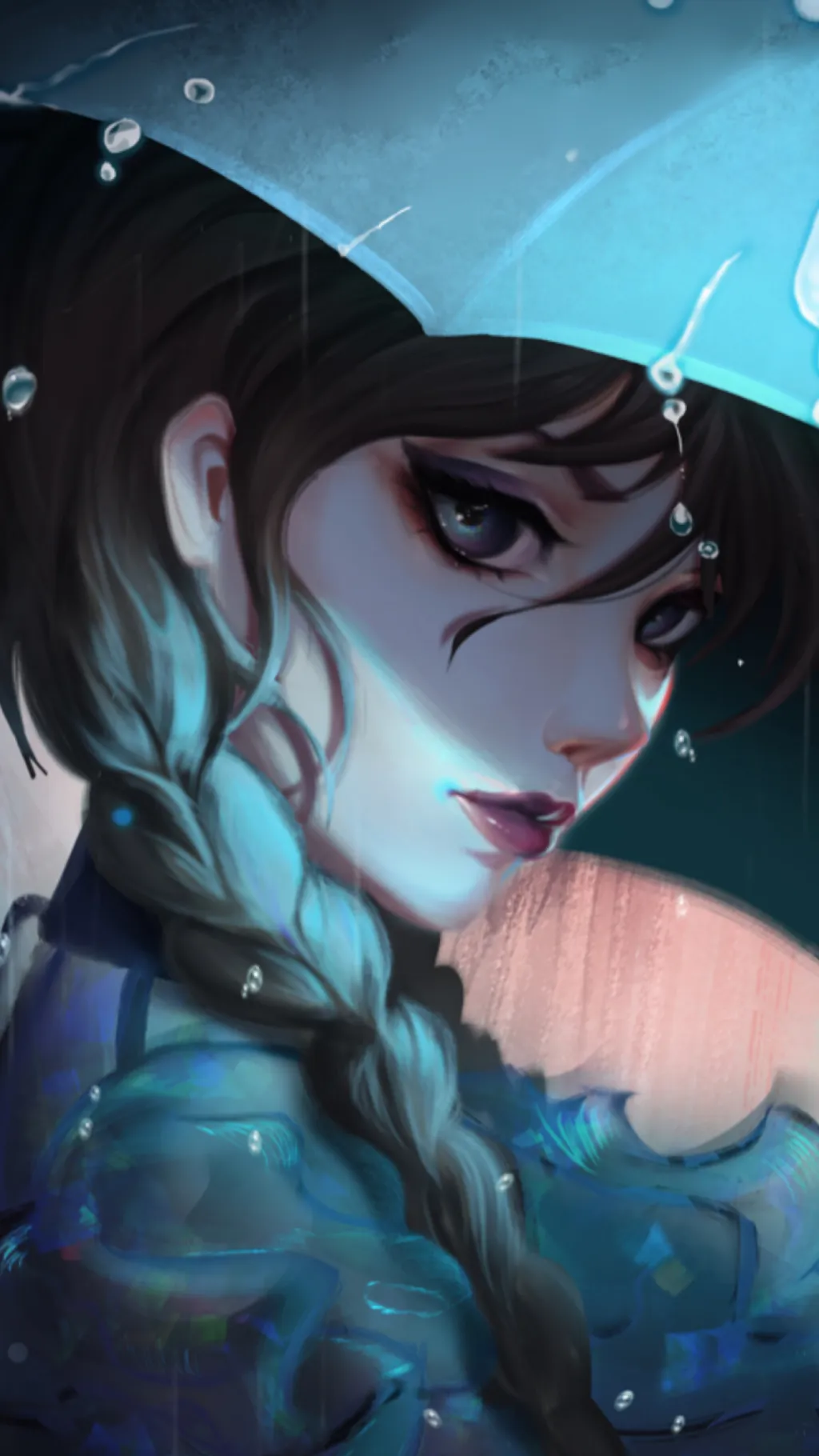 ai character: Wednesday  background