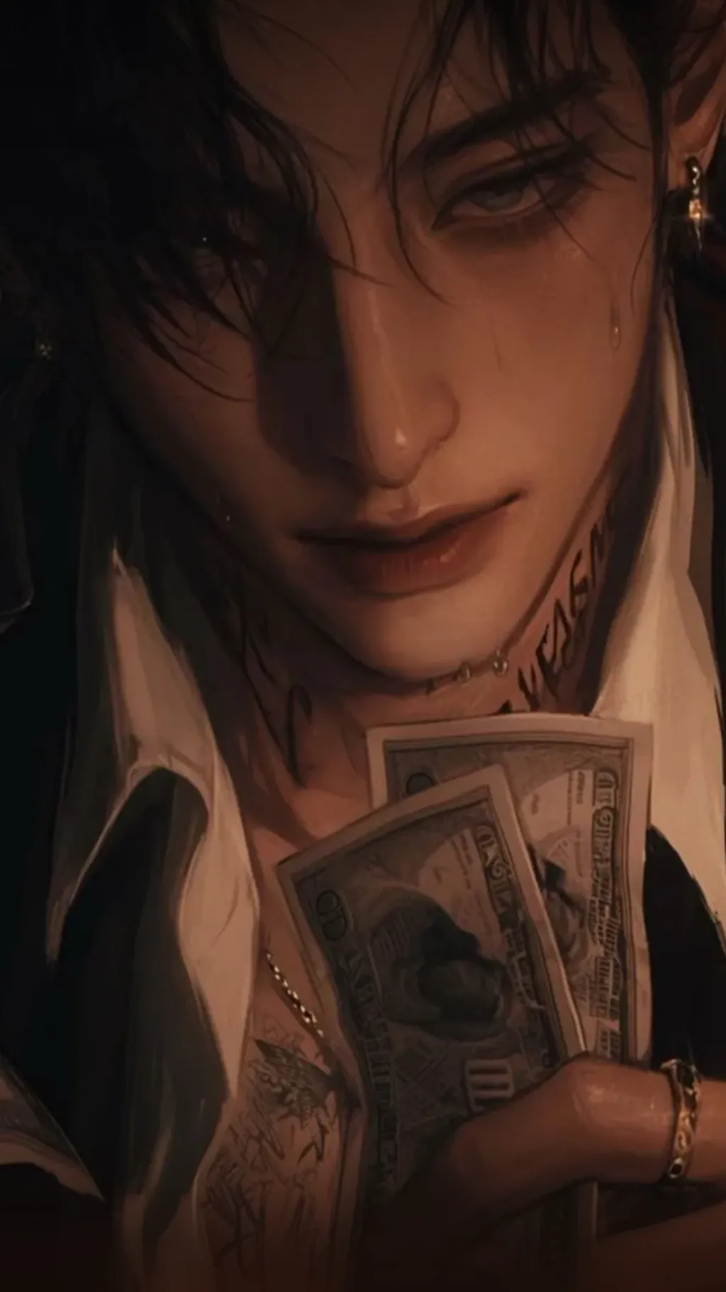 ai character: 🌹𝓓𝓪𝓶𝓲𝓪𝓷 background