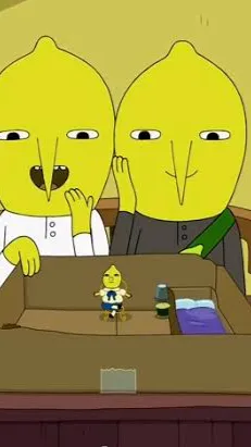 ai character: Lemongrab background