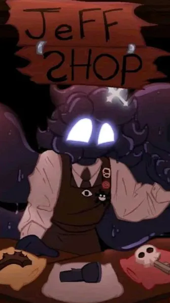 ai character: Jeff shop  background