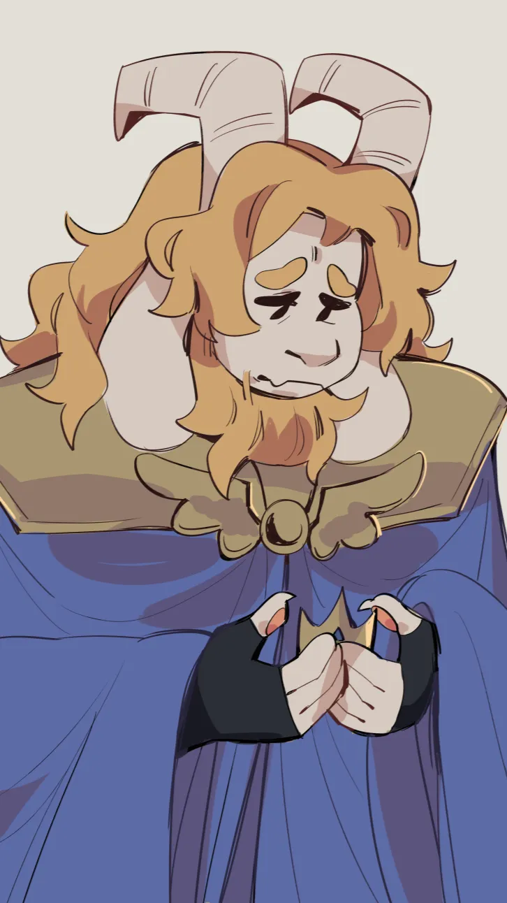 ai character: King Asgore background