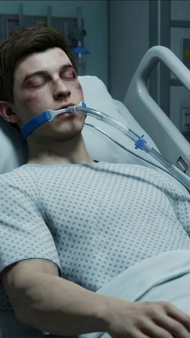 ai character: Peter Parker  background