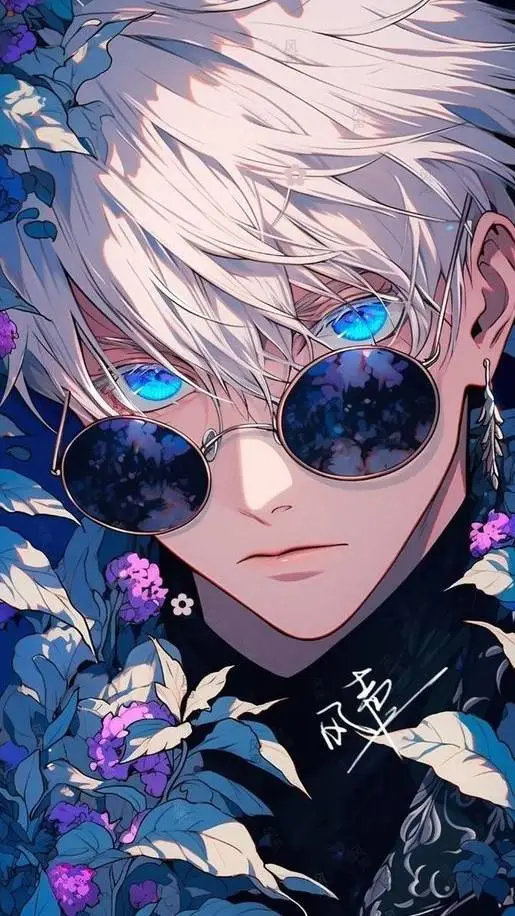 ai character: saturo Gojo  background