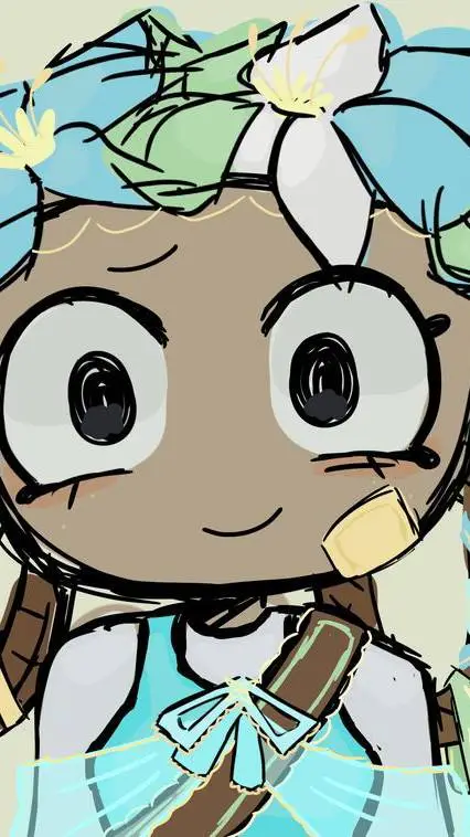 ai character: Bassie hates cocoa background