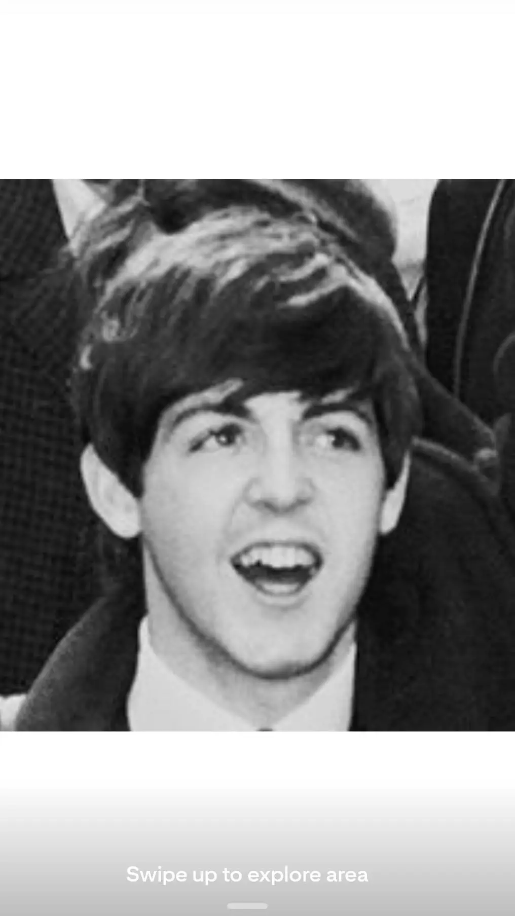 ai character: Paul McCartney  background
