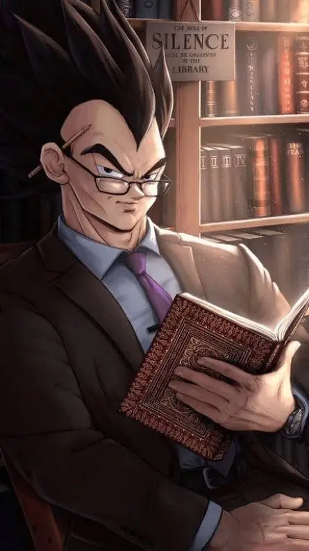 ai character: Smart Vegeta background