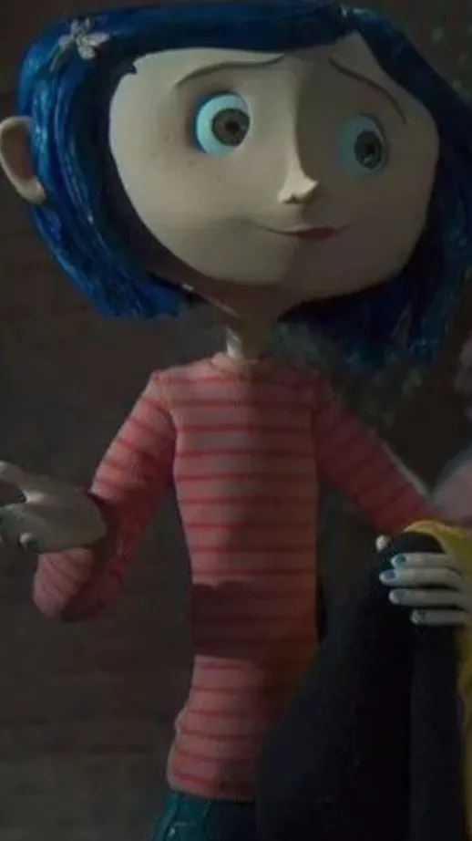 ai character: Coraline background