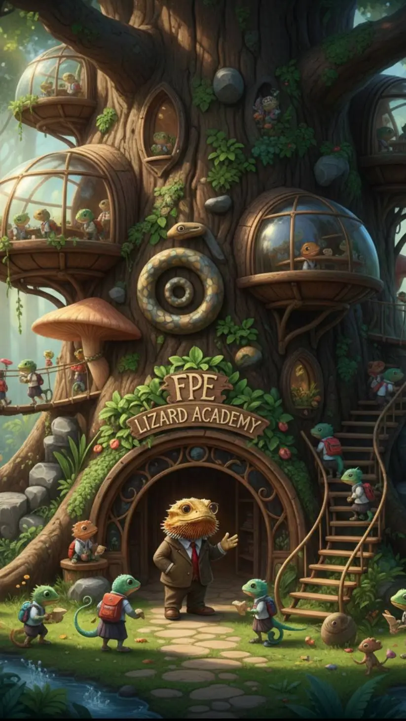 ai character: fpe swap lizards background