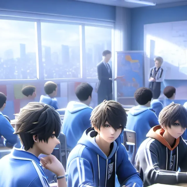 chat with ai character: class of susy boys