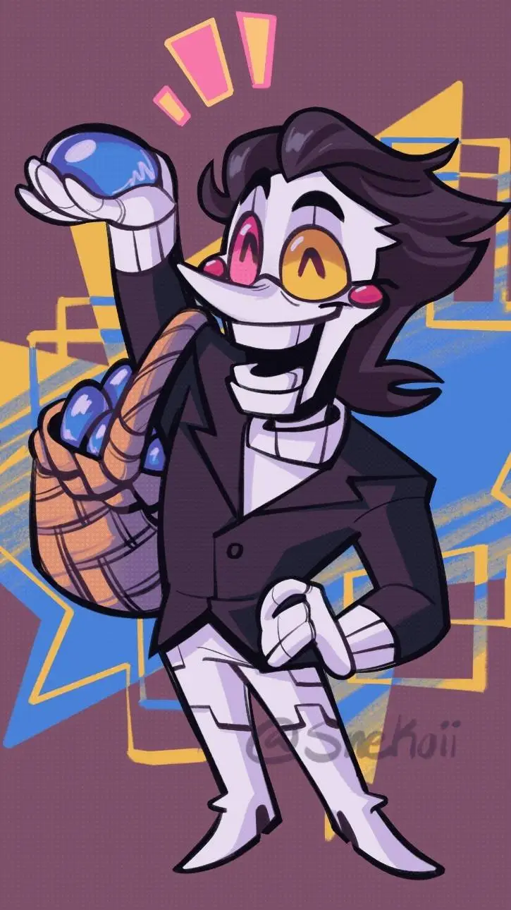 ai character: Spamton G. Spamton background