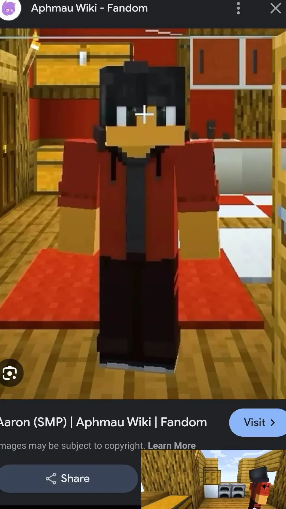 ai character: aaron background