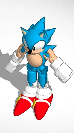 ai character: Sonic  background