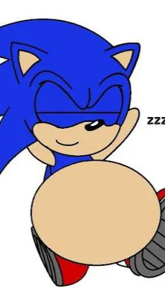 ai character: Sonic big belly background