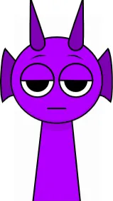 ai character: Durple background