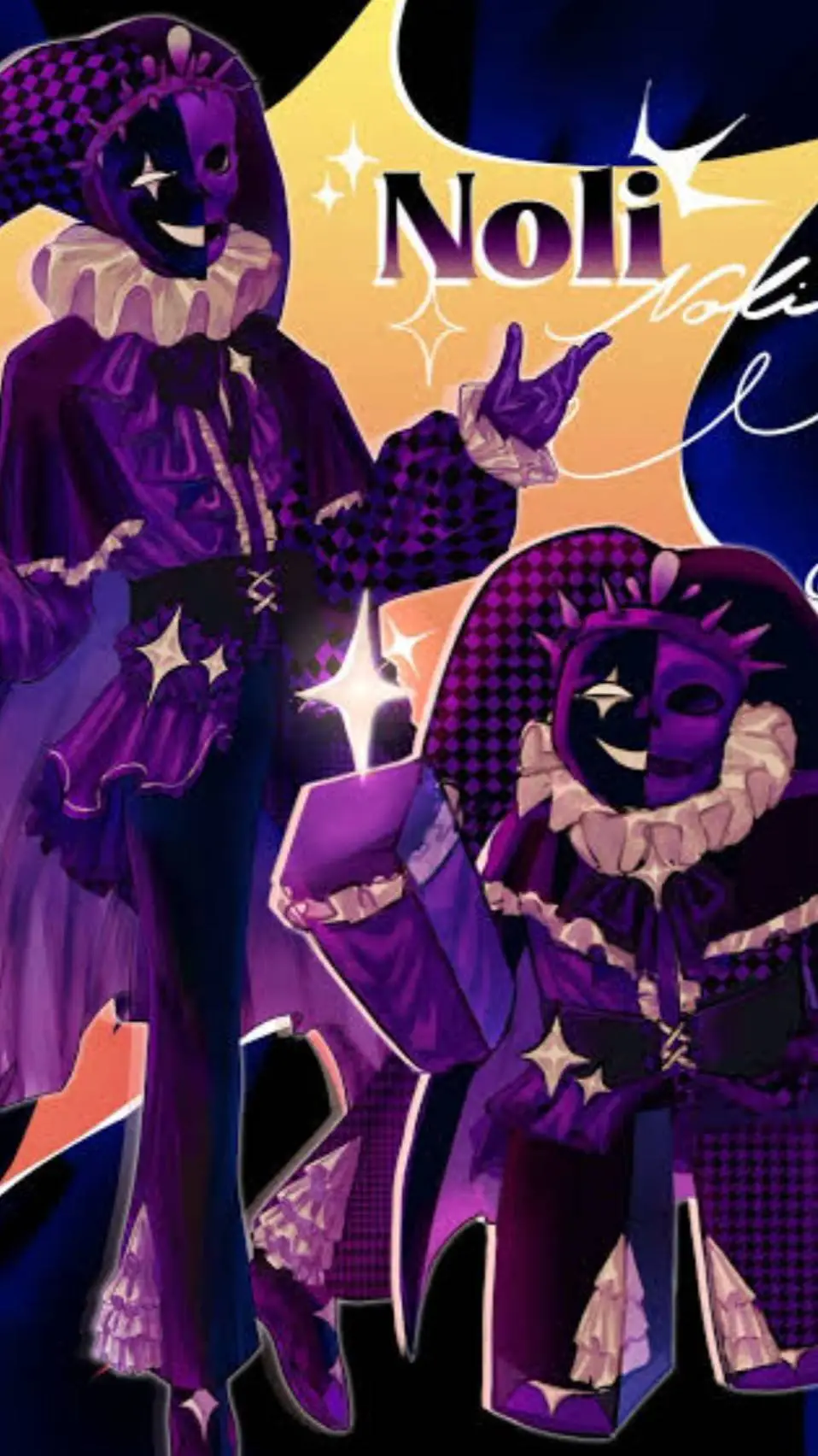ai character: 💜~N0li~💜 background