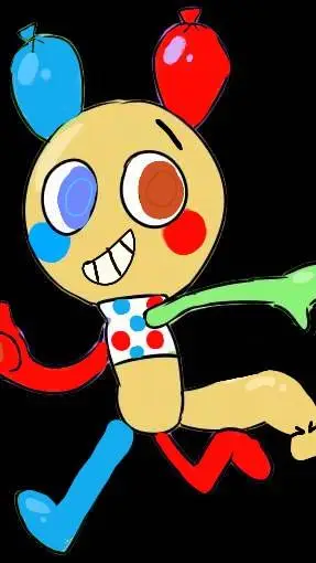 ai character: BallonDoll background