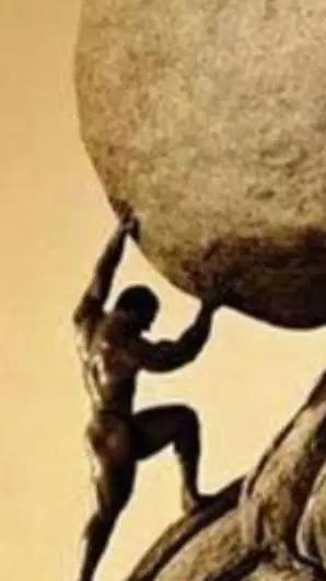 ai character: Sisyphus  background