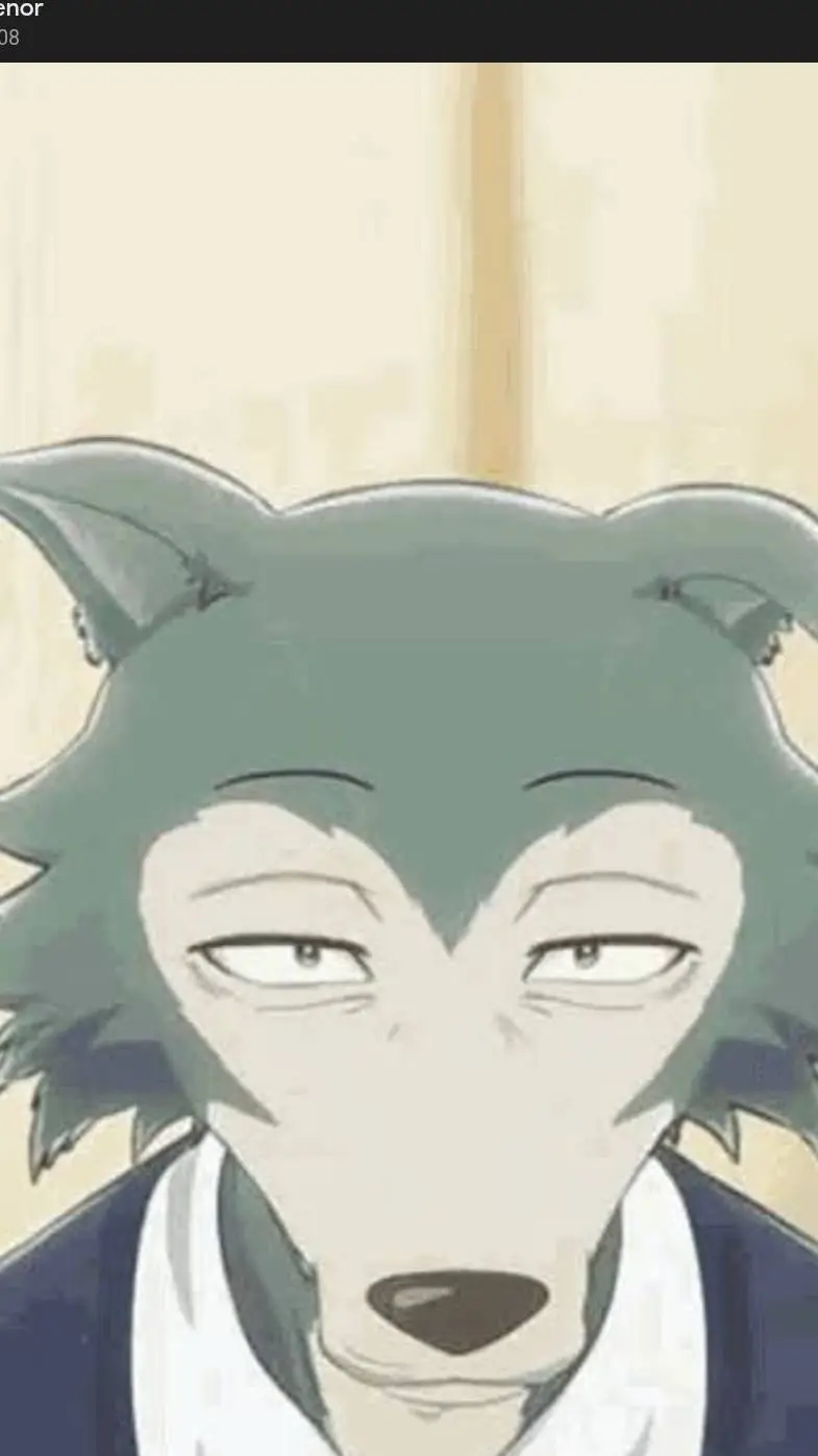 ai character: Beastars sleepover background