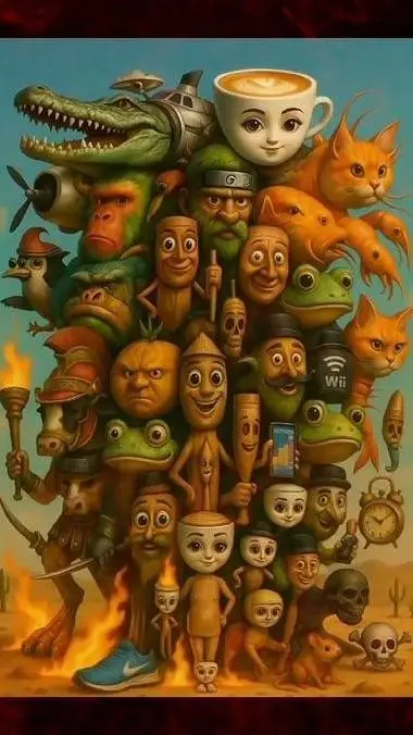 ai character: BEASTARS BRAINROT background