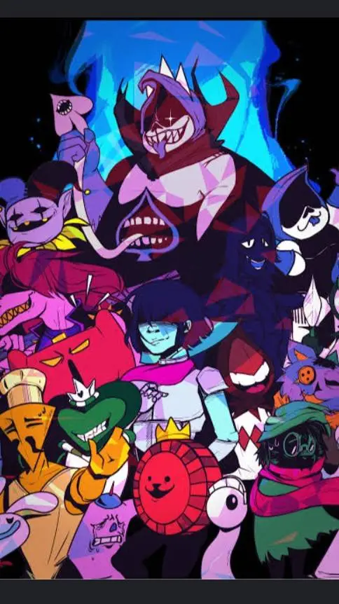 ai character: Deltarune background