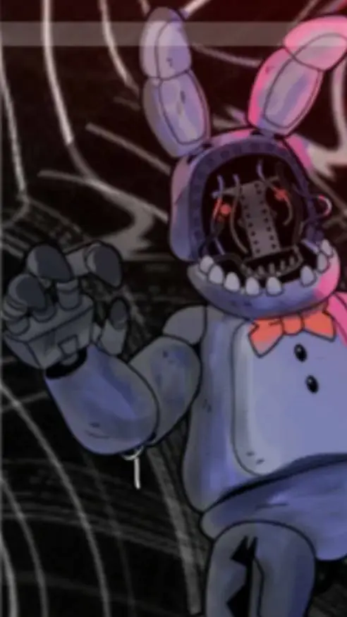 ai character: #Withered Bonnie# background