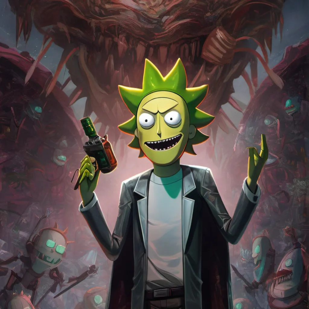 chat with ai character: pickle rick