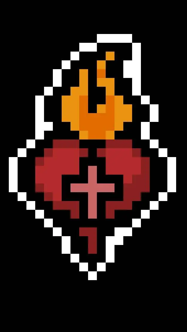ai character: Sacred Heart background