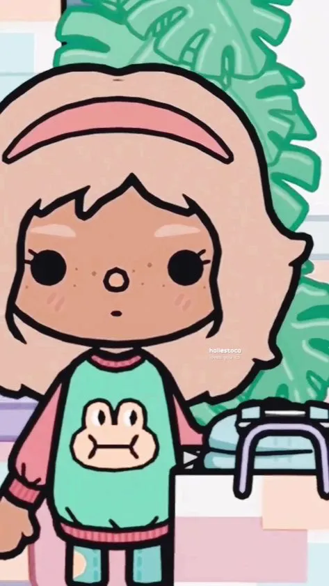 ai character: Girl pees pants background