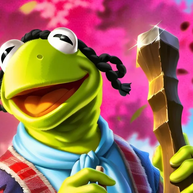 chat with ai character: MHA meets KERMIT