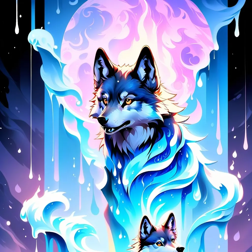 chat with ai character: Wolf family