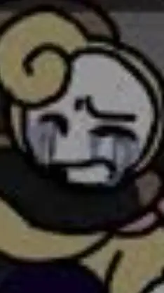 ai character: Sad Glitsen.. background