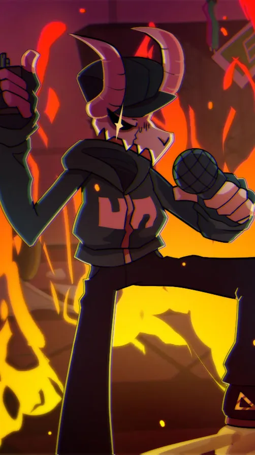 ai character: FNF ex boyfriend  background