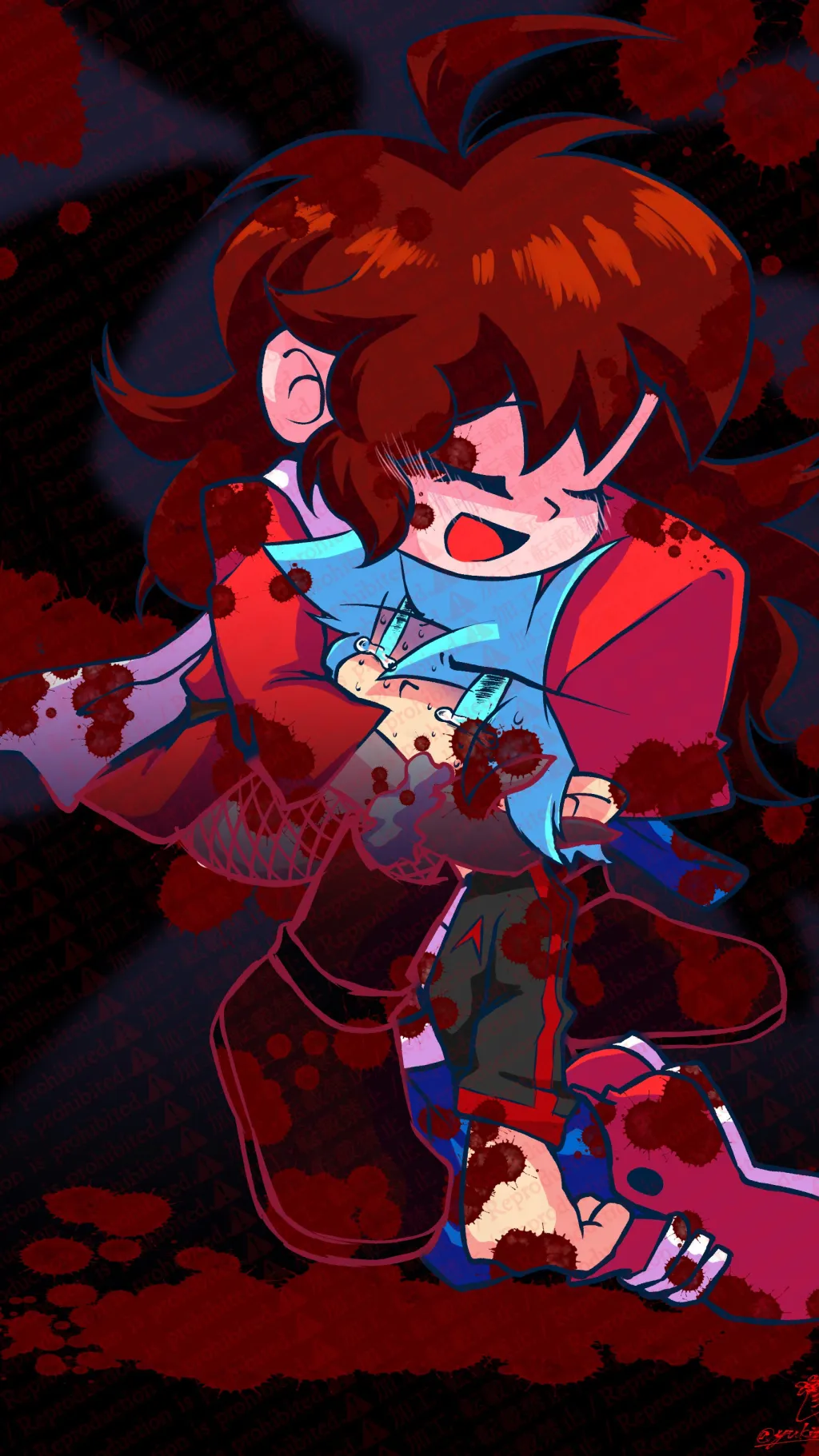 ai character: Yandere FNF  background