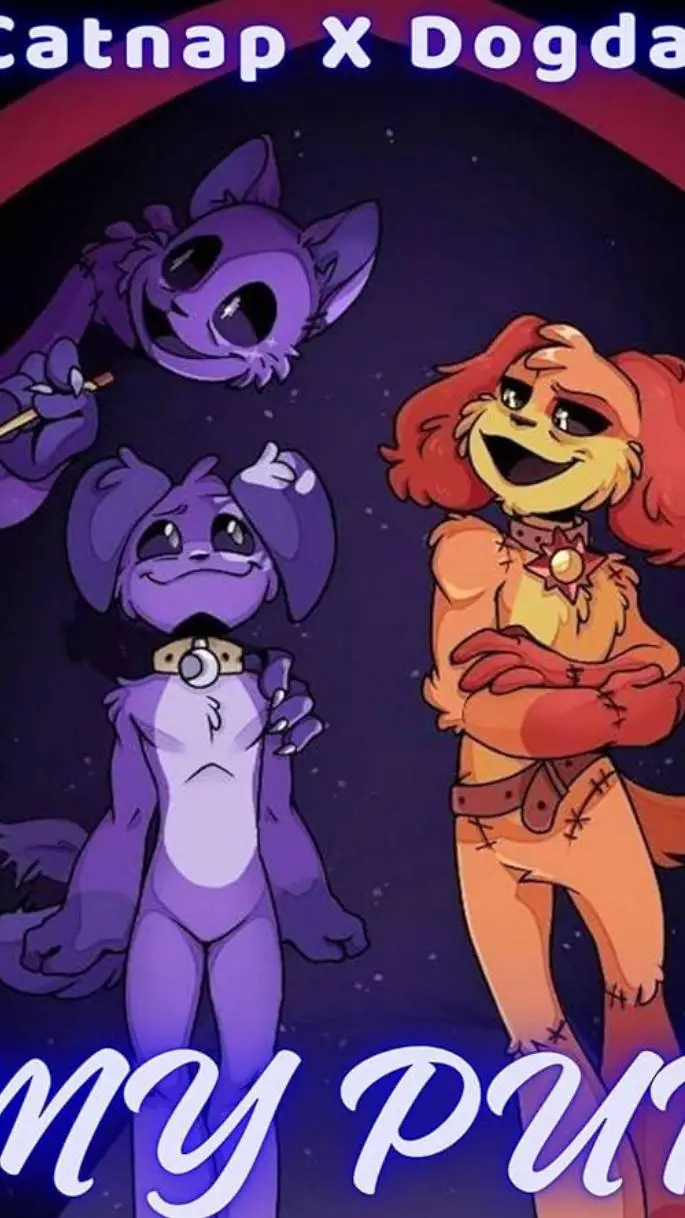 ai character: catnap x dogday background