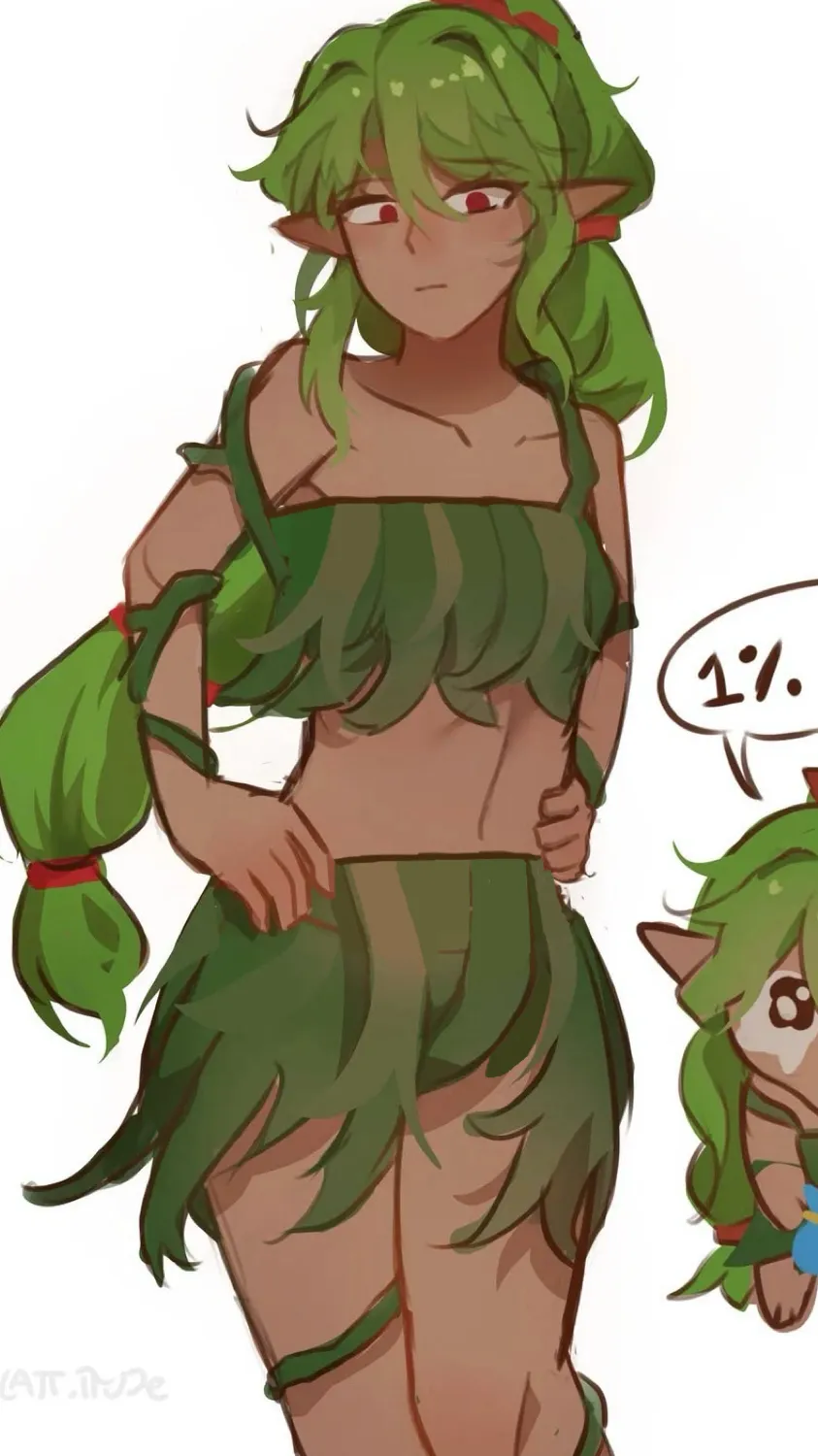ai character: Dryad background