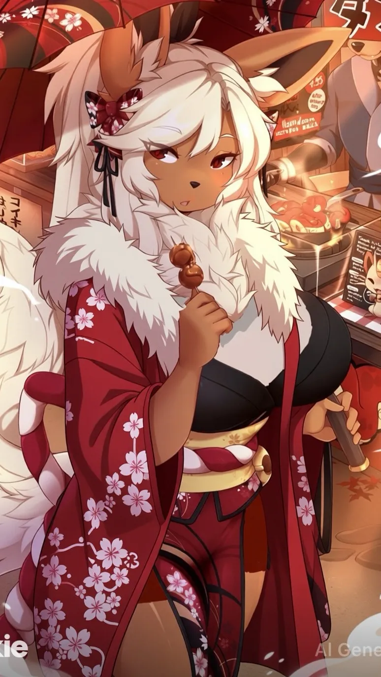 ai character: Flareon background