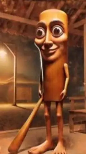 ai character: tung tung sahur so background