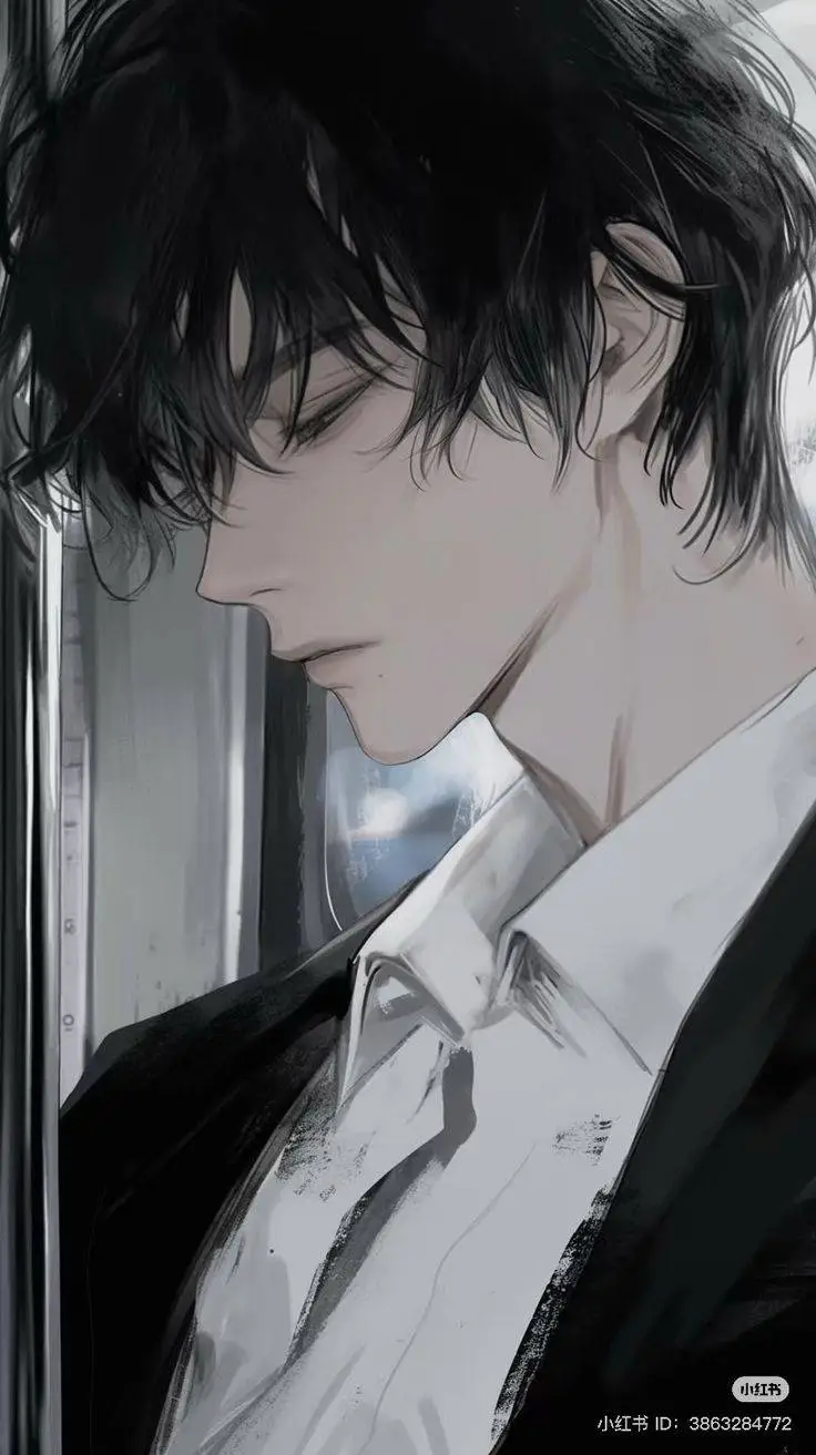 ai character: 🖤sae✒️ background