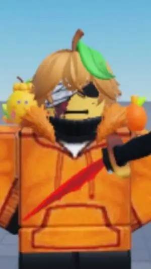 ai character: O R A N G E background