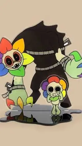 ai character: freaky circus trio background