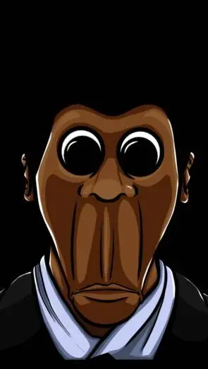 ai character: obunga background
