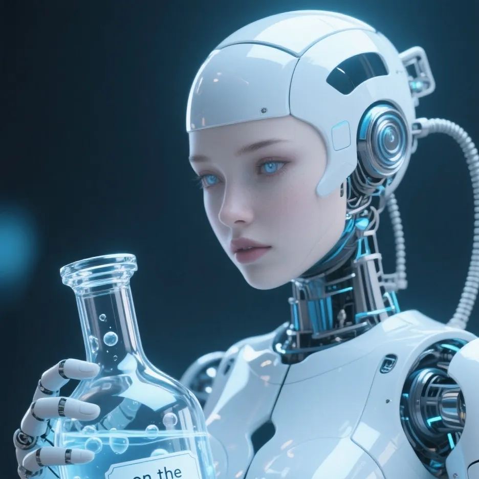 chat with ai character: Robot.