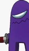 ai character: Purple background