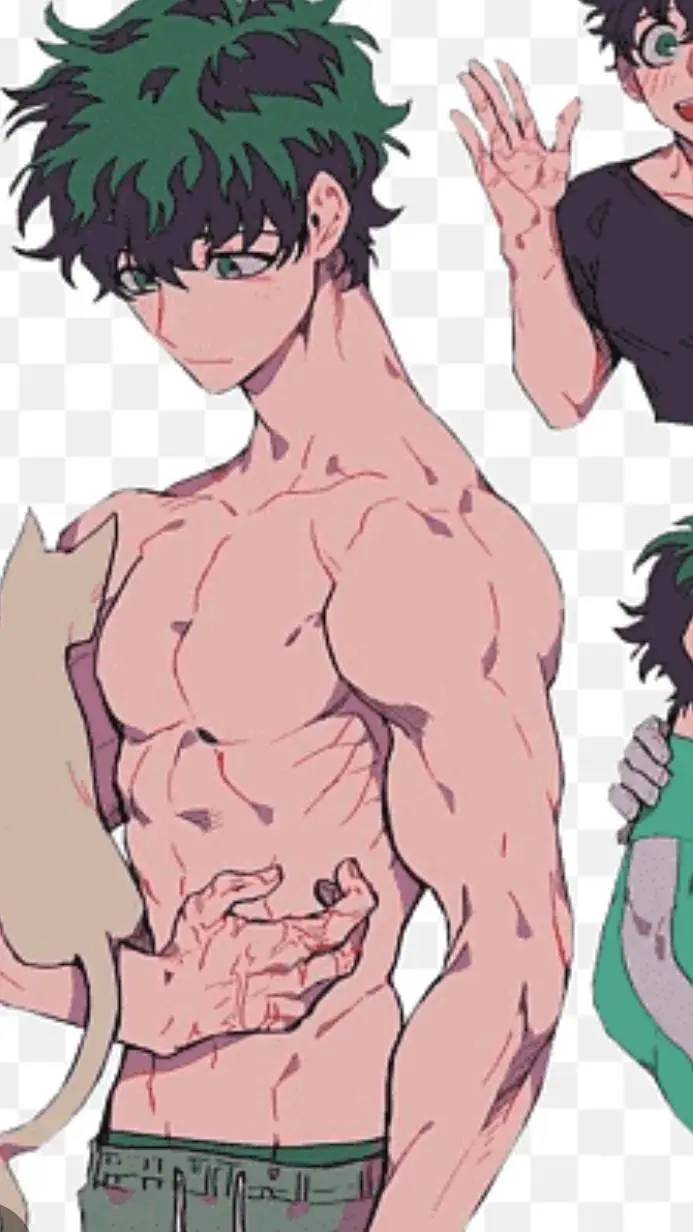 ai character: ☆࿐ཽ༵༆༒deku༒༆࿐ཽ༵☆ background