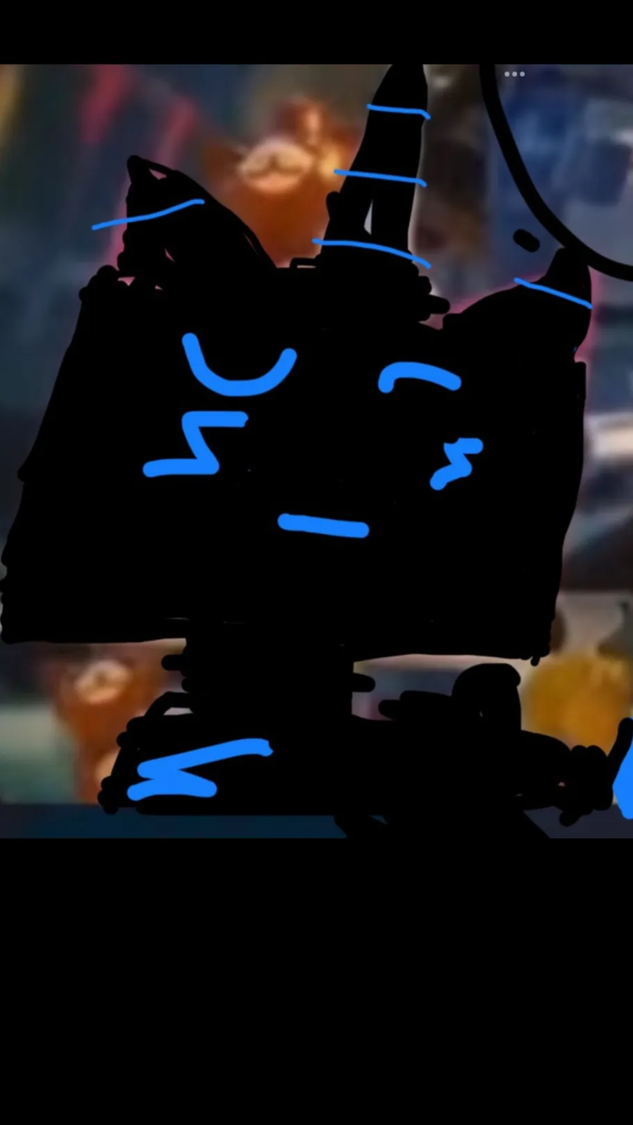 ai character: Shadow on Kitty  background